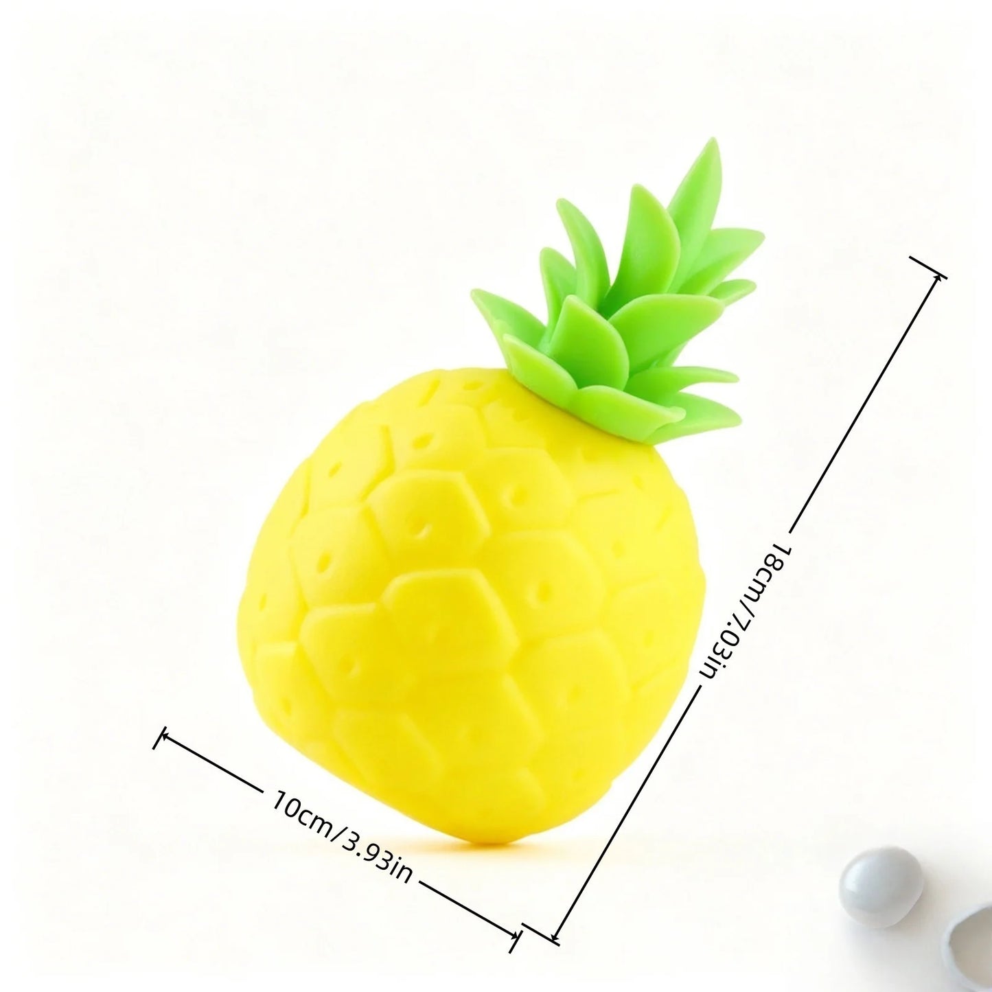 Jumbo Pineapple Squish Toys, 6.5" Fruit Taba Squish Toys, Stress Balls, Gifts