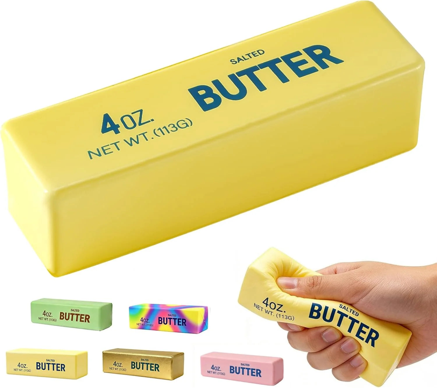 Butter Squish Toys, 1 Pack Taba Squish Toys, Stress Balls, Gifts