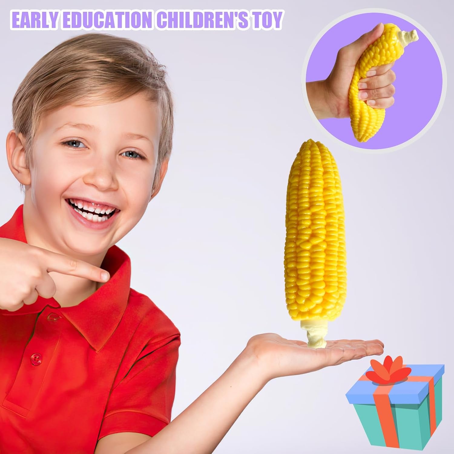 Corn Scented Stress Relief Squishies - Soft Simulation Toy for Relaxation and Gifting