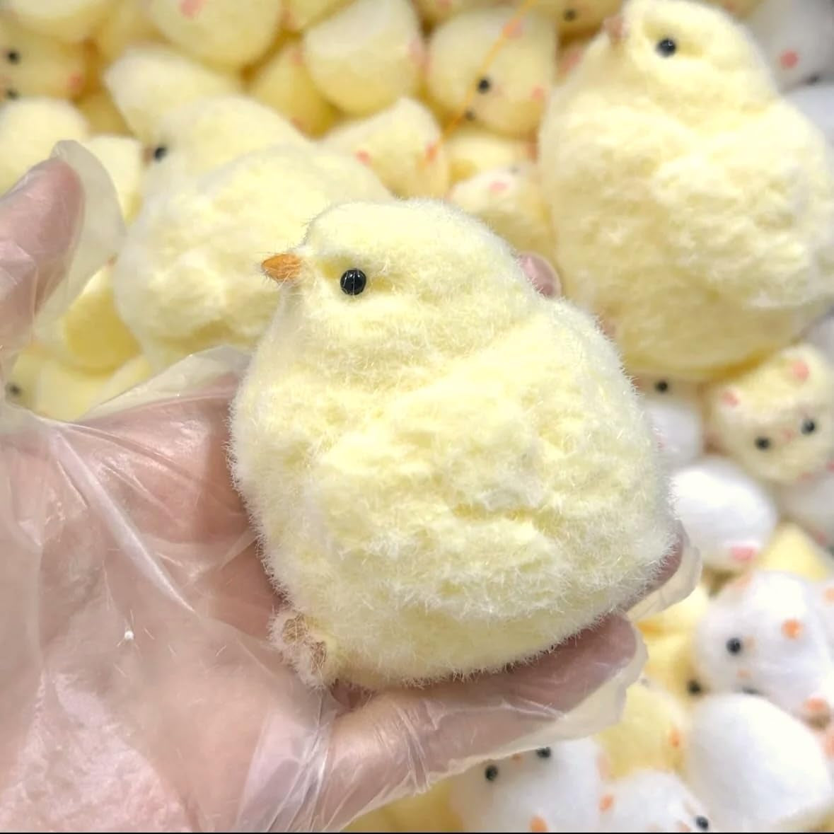 Ultra Soft Silicone Chick Squeeze Toy - Handmade Fidget Stress Relief Squishy (1 Piece)