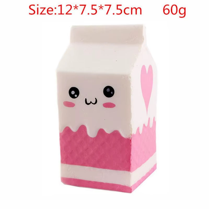 Jumbo Kawaii Popcorn Anti-Stress Squeeze Toy - Soft Rising Fun Food Props for Events and Entertainment