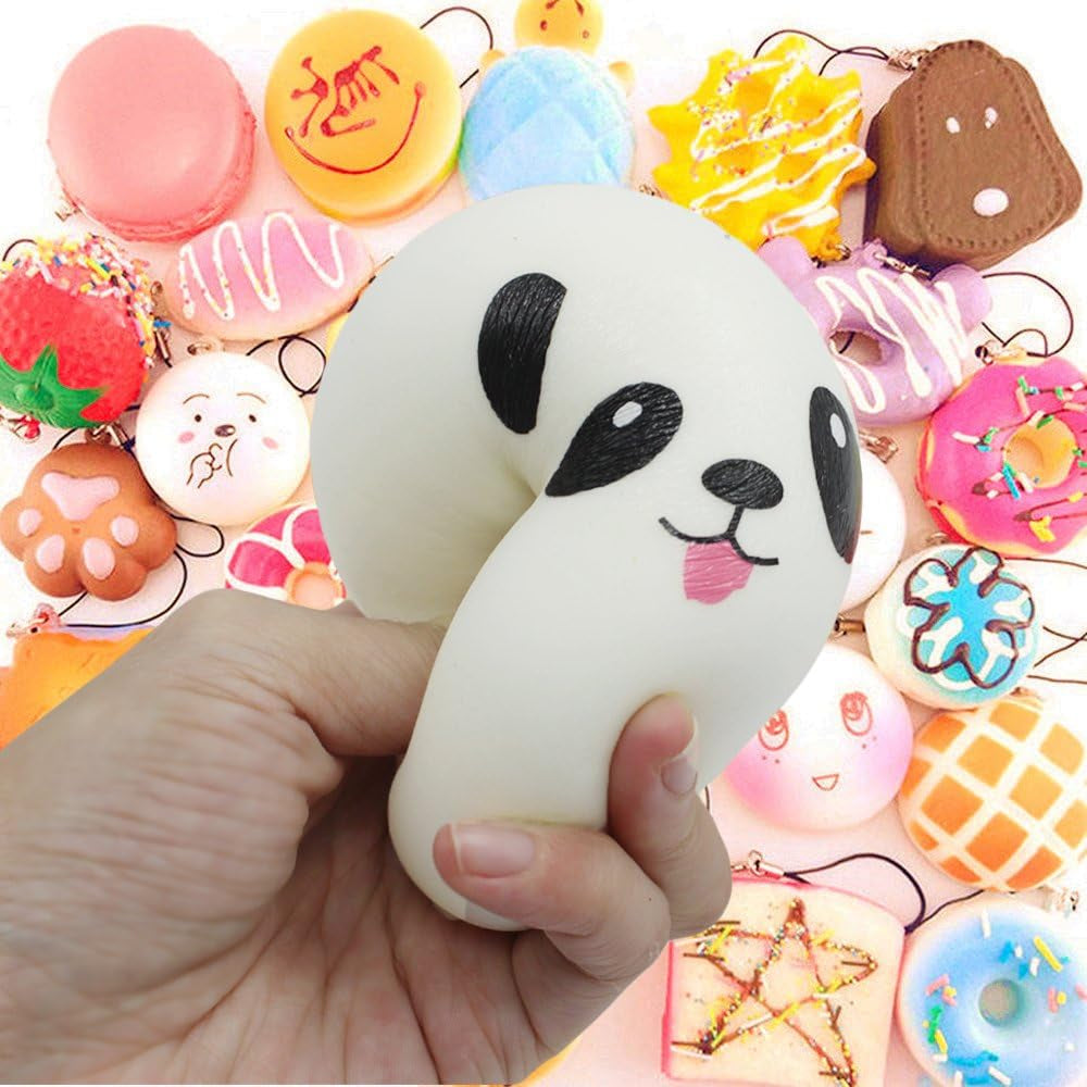 30-Piece Assorted Foam Squishies - Slow Rising Sensory Stress Ball Toys for Kids and Adults, Ideal for Party Favors, Stocking Stuffers, Birthday Celebrations, Piñatas, Easter Baskets, and Christmas Gifts