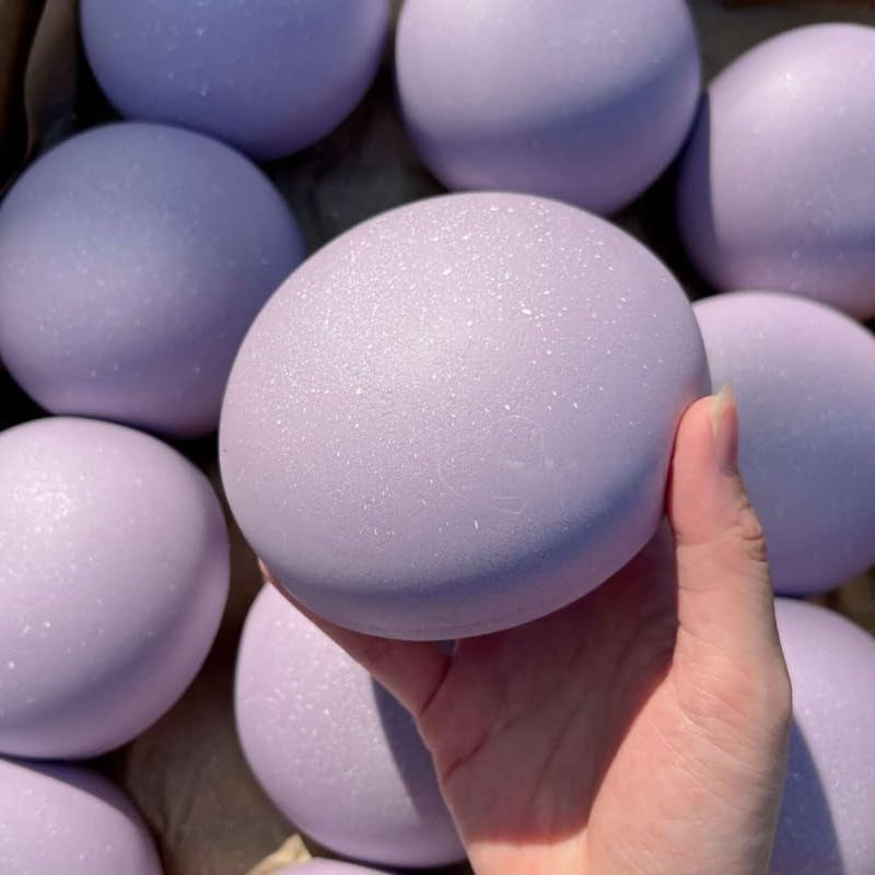 Slow Rising Squishy Sticky Bread Foam Stress Relief Toy - Soft, Cute Food Shape Squeeze Toy for Anxiety Relief and Desk Decor (Purple)
