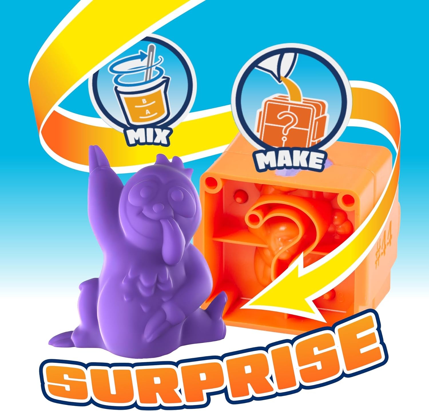 Elmer's Squishies Refill Pack for Kids - Create 5 Additional Mystery Characters (5 Count)