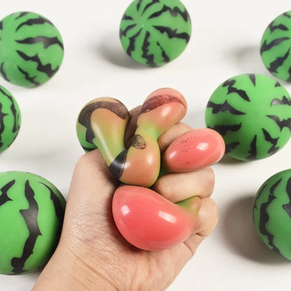 Dragon Fruit, Peach, Orange, Durian, Mango, Banana, and Strawberry Soft Squeeze Stress Relief Fidget Toy for Office and Home