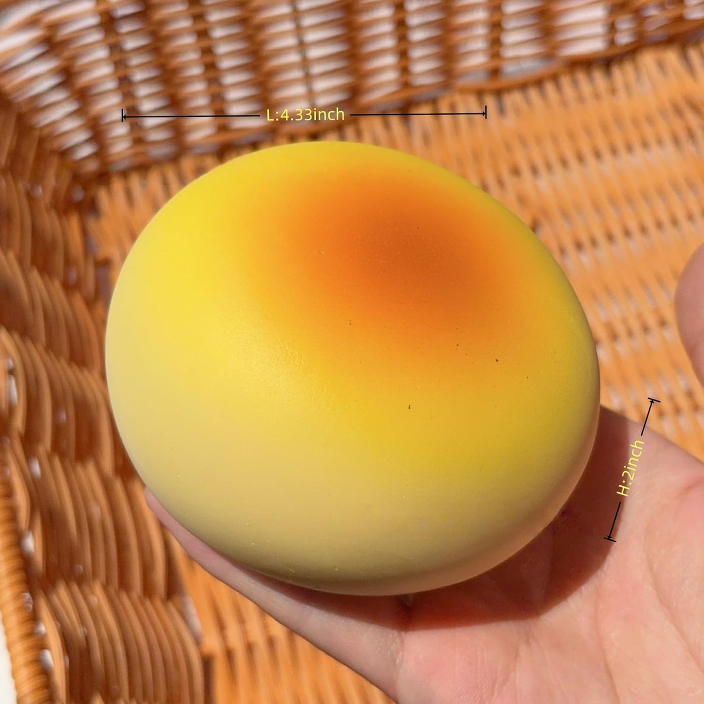 Cream Bun Bread Squishy - 4" Slow Rising Foam Stress Relief Toy | Super Soft Sensory Squeeze for Adults, Ideal for Office Desk Decor