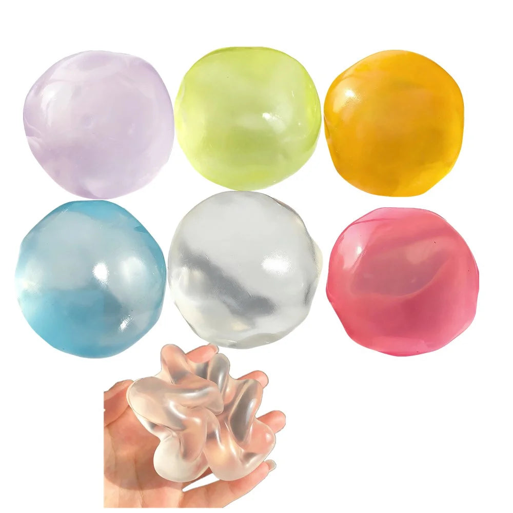 Coconut Oil Infused Stress Relief Ball - Classic Slow Rising Squishy Toy for Tension Relief at Work or Relaxation