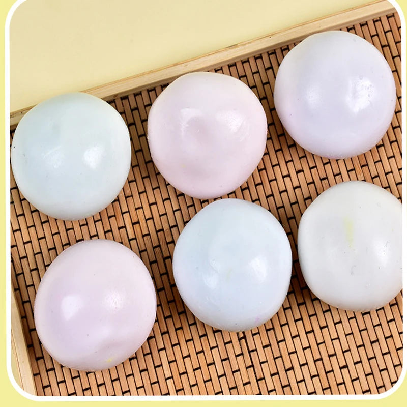 Shapeable Vacuum Sand Ball - Grape Stress Relief Squeezing Toy for Desktop Use, Ideal Birthday Gift