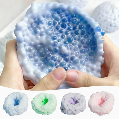 Crunchy Squishies Stress Relief Balls - Sand-Filled Fidget Toys for Office and Desk Use
