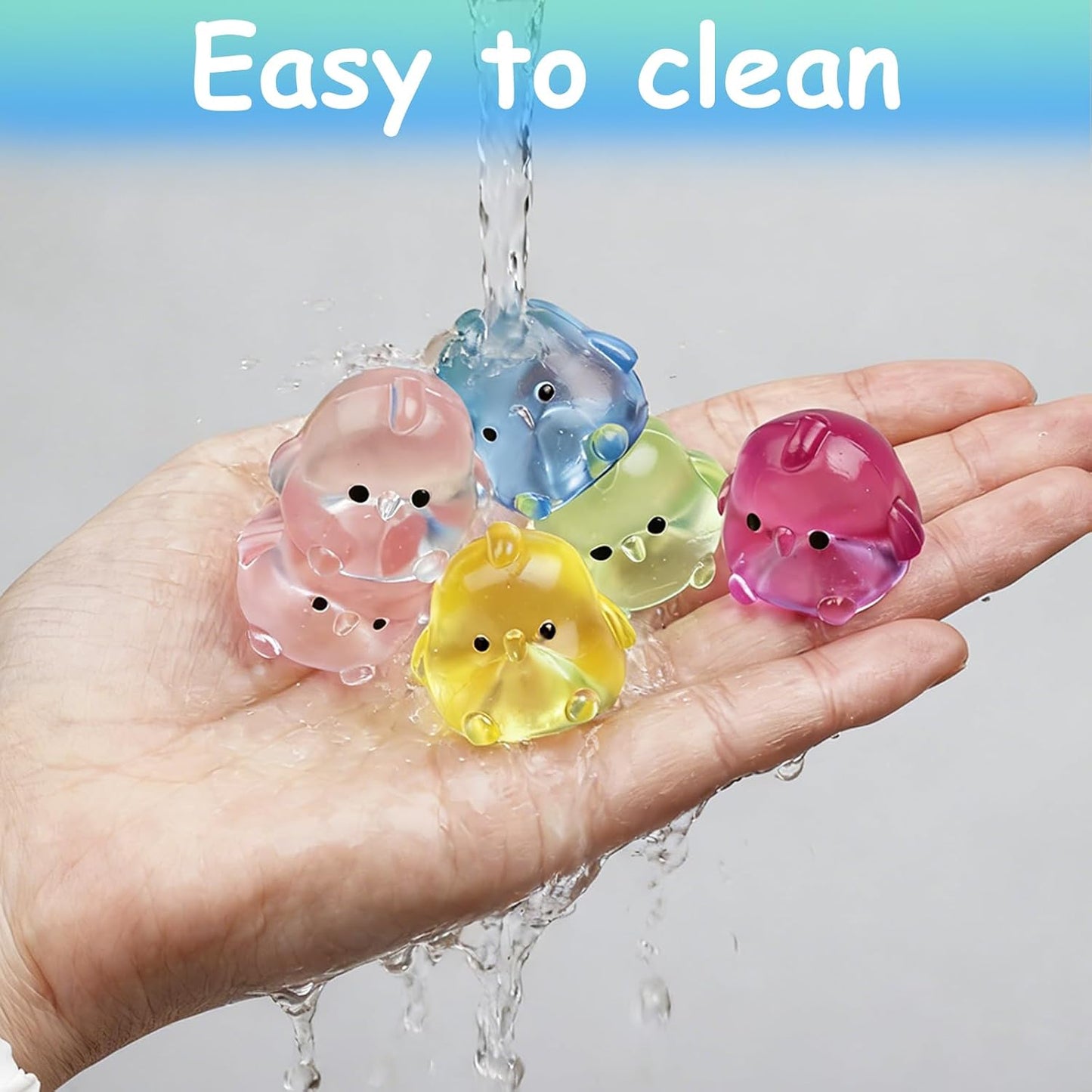 Mini Chick Sensory Fidget Toys - 24-Pack of Squishy Party Favors for Children, Perfect for Classroom Treasure Boxes and Stress Relief for All Ages