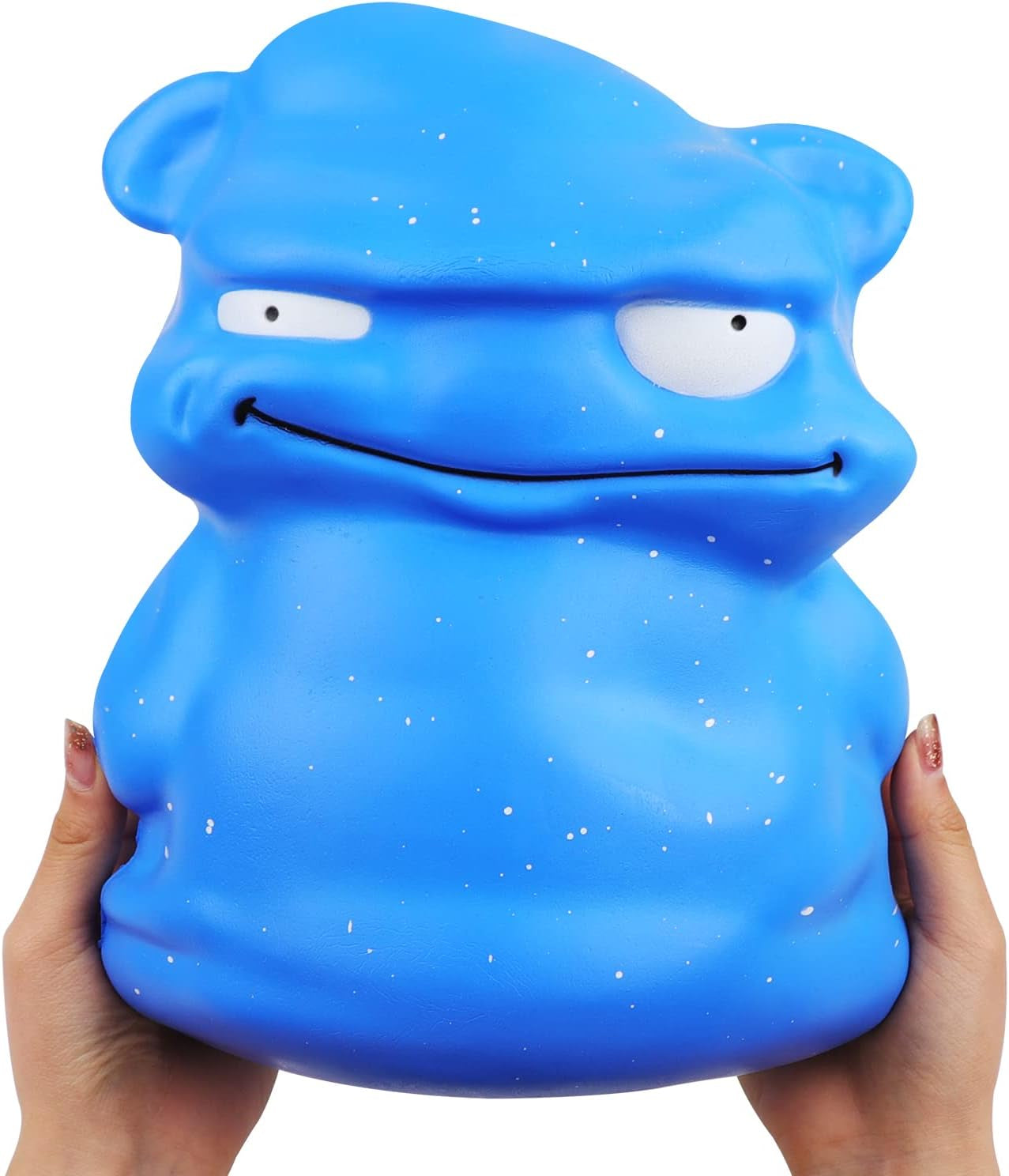9.8 Inch Jumbo Squishies Blue Monster Kawaii Gaint Soft Toy Slow Rising Scented Squishys Stress Relief Kids Toys for Halloween Birthday Party Décor