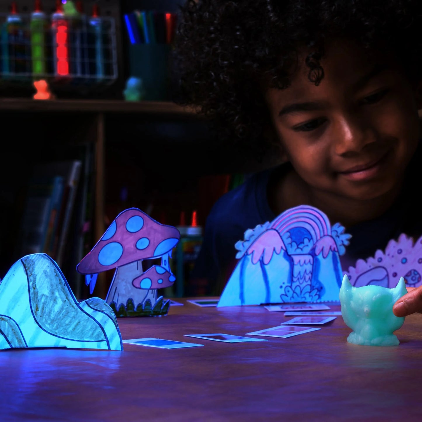 Elmer's DIY Squishy Toy Kit - 2 Count Mystery Characters with Glow in the Dark Colors