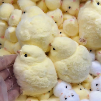 Ultra Soft Silicone Chick Squeeze Toy - Handmade Fidget Stress Relief Squishy (1 Piece)