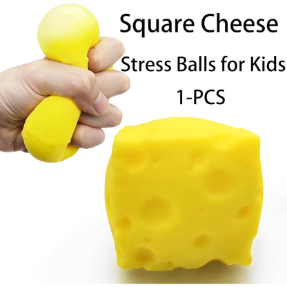 Cheese Squishy, Cheese Squishies Stress, 1.6-Inch