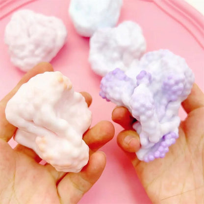 Shapeable Vacuum Sand Ball - Grape Smoothie Stress Relief Squeeze Fidget Toy for Kids and Adults