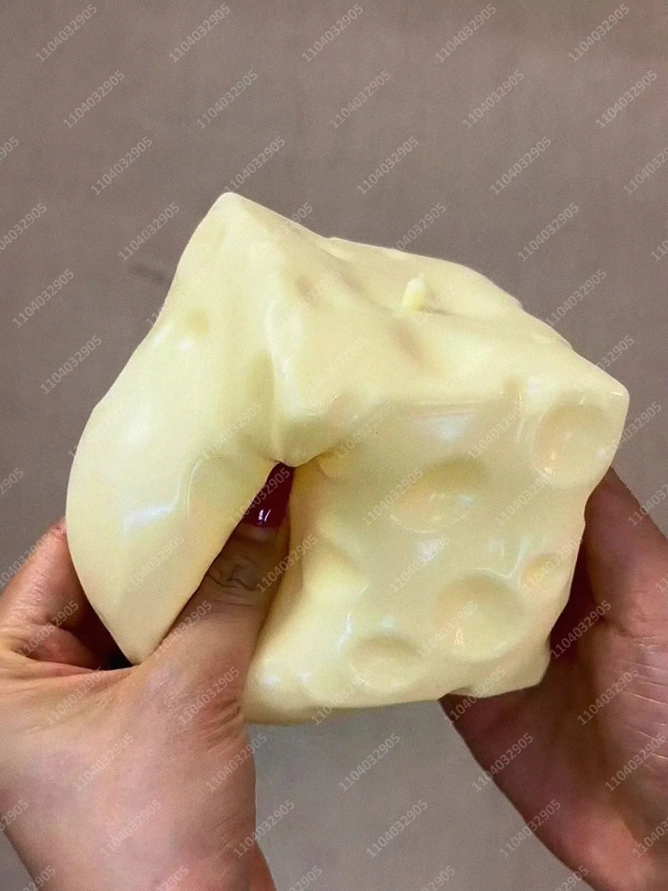Cheese Squeeze Toy - Soft Simulation Food Stress Reliever, Ideal for Easter Basket Stuffers, Cute Desk Decor, and Birthday Gifts for Kids and Teens, Perfect for Office and Classroom Fidgeting