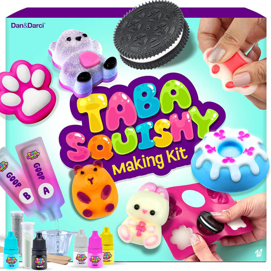 Taba Squishy Craft Kit for Children - Creative Squishies DIY Set - Ideal Gift for Girls Aged 6 to 12 - Engaging Arts and Crafts Activity