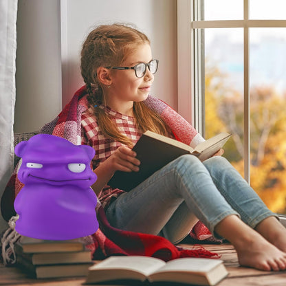 9.8Inches Jumbo Squishies Purple Monster Toy Kawaii Gaint Soft Animal Toy Slow Rising Scented Squishys Stress Relief Squeeze Toy Kids Toys for Halloween Birthday Party Deco