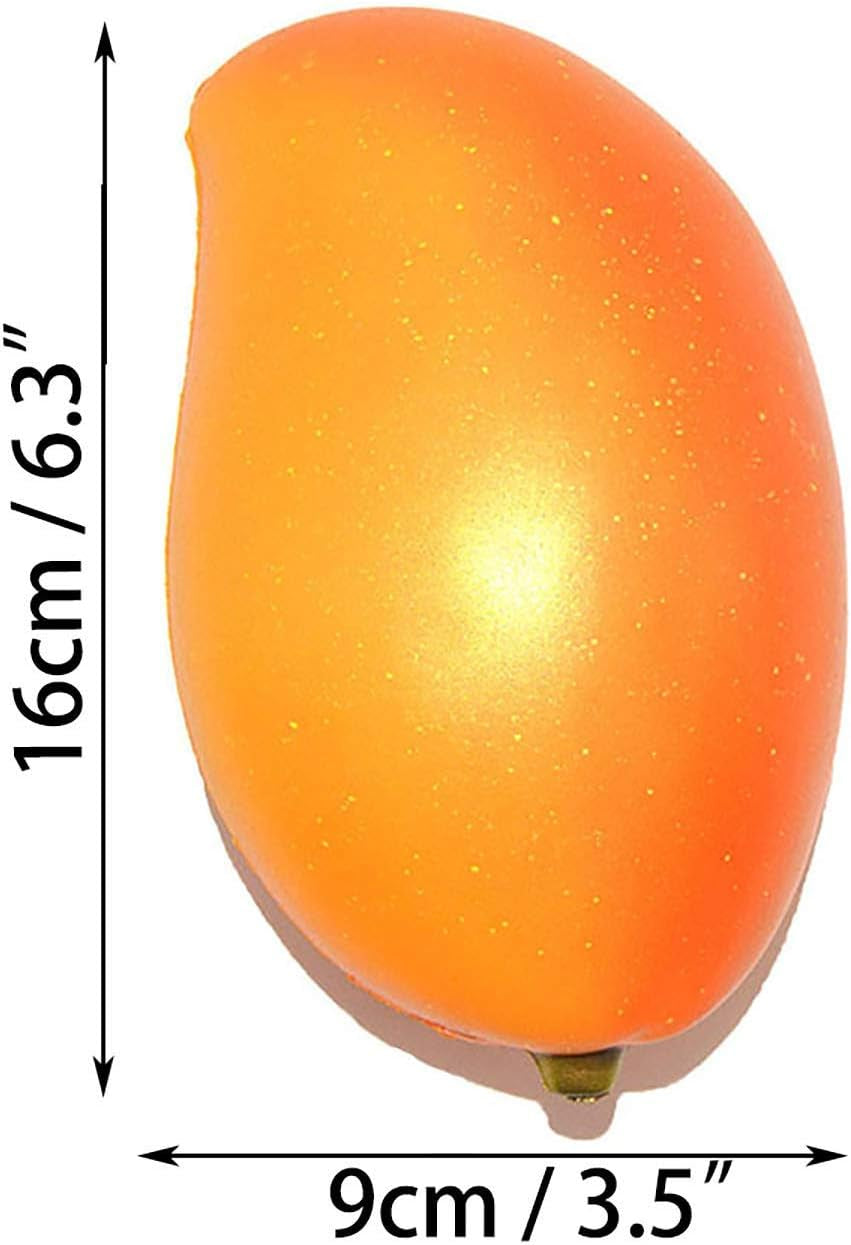 Colossal Slow Rising Scented Gold Mango Squishy Fruit Toy