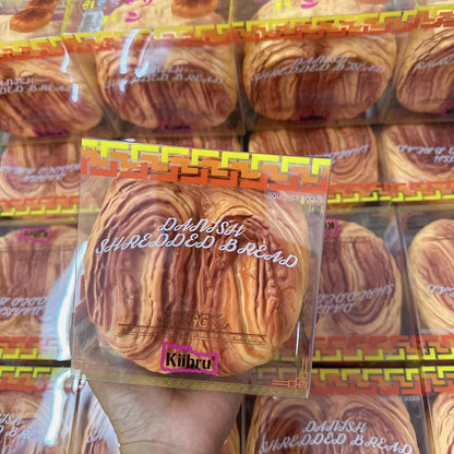 Jumbo 5.3" Slow Rising Scented Squishy Danish Shredded Bread Stress Relief Toy for Kids