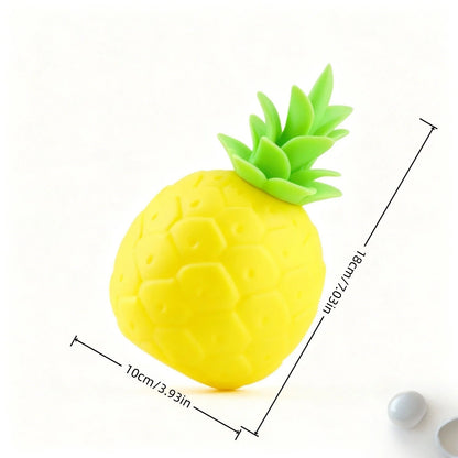 Jumbo Pineapple Squish Toys, 6.5" Fruit Taba Squish Toys, Stress Balls, Gifts