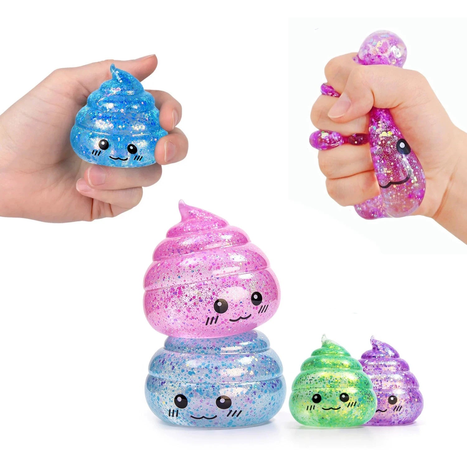 Premium Squishy Poo Stress Ball - Fun and Effective Fidget Toy for Adults, Ideal for Stress Relief and Prank Gifts