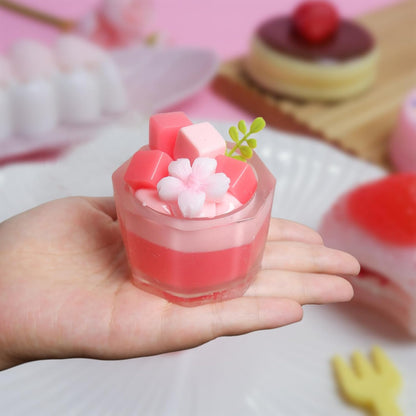 Set of 5 Handmade Taba Squishies - Ultra-Realistic Dessert Cookie Stress Relief Toys, Ideal for Fidgeting and Party Favors, Packaged in OPP