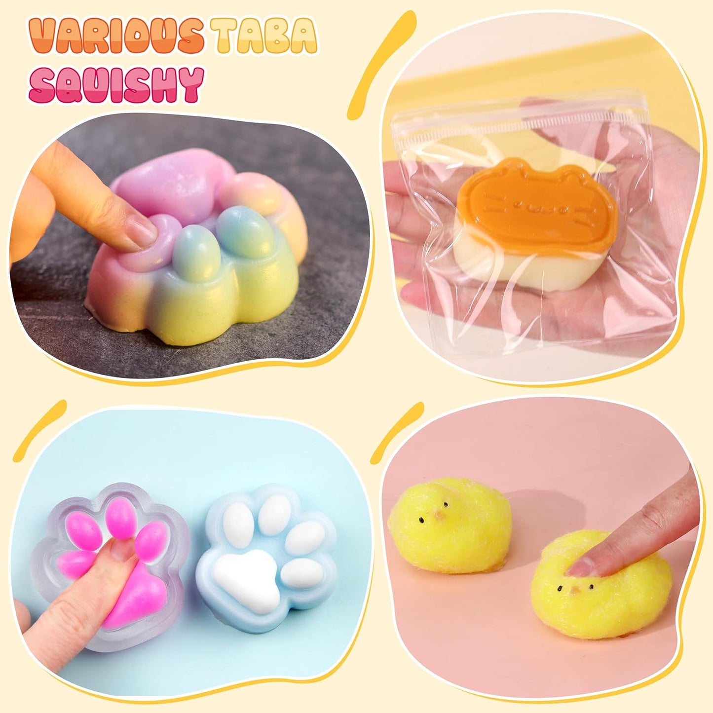 Taba Squishy Making Kit for Children - Crafting Set for Girls Aged 8-12 | 18OZ Rubber with Beginner's Guide and Molds - Ideal Arts and Crafts Gift for Birthdays