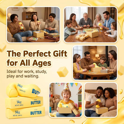 Giant Butter Squishies - Jumbo Slow Rising Stress Relief Balls and Party Favor Gift