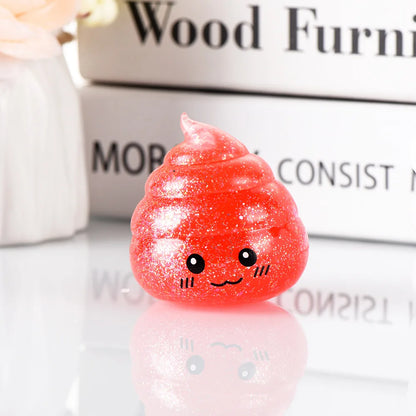Glitter Squishy Stress Ball - Fidget Toy for Relaxation and Entertainment for All Ages