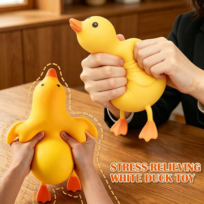 Giant 13-Inch Duck Squishy Stress Ball - Jumbo Soft Slow Rising Decompression Toy for Anxiety Relief and Party Favors
