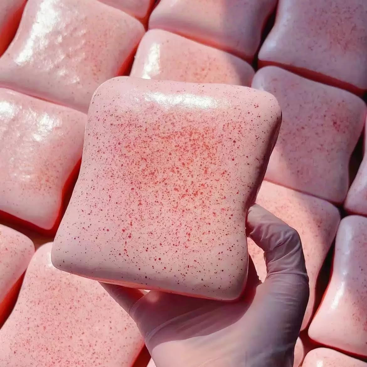 4.3-Inch Soft Strawberry Toast Squishy Toy - Realistic Slow Rising Stress Relief Squeeze Toy for Adults