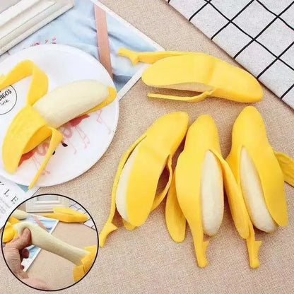 Dragon Fruit, Peach, Orange, Durian, Mango, Banana, and Strawberry Soft Squeeze Stress Relief Fidget Toy for Office and Home