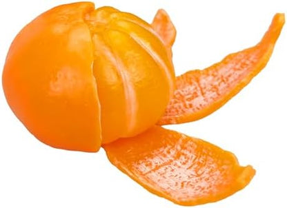 Tangerine Scented Stress Relief Squishies - Soft Simulation Orange Fruit Squeeze Toy for Kids and Adults, Ideal Novelty Gift for Birthdays