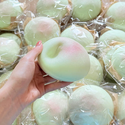 Cheese Slow Rising Squishy and Sticky Bread Fidget Toys | Foam Butter Bread Stress Balls for Stress Relief, ADHD Management, and Party Favors (Green)