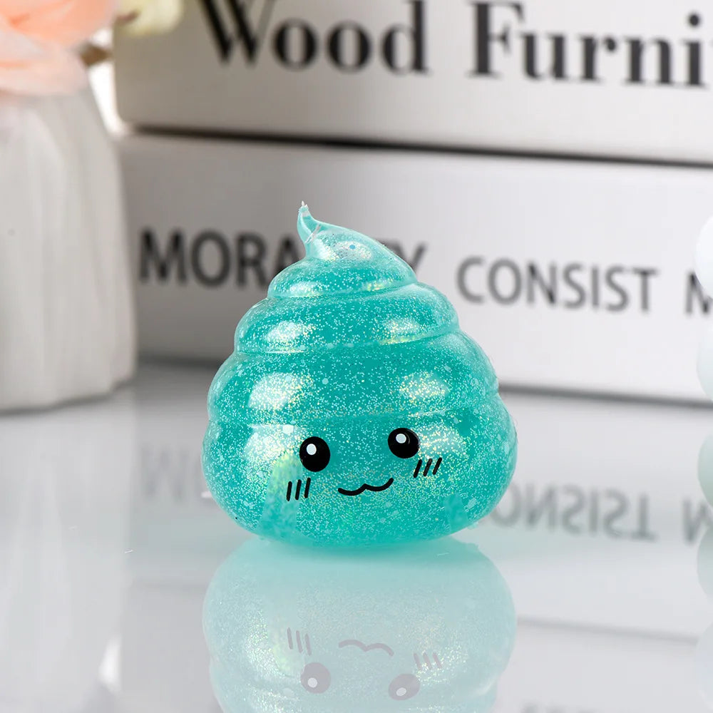 Glitter Squishy Stress Ball - Fidget Toy for Relaxation and Entertainment for All Ages
