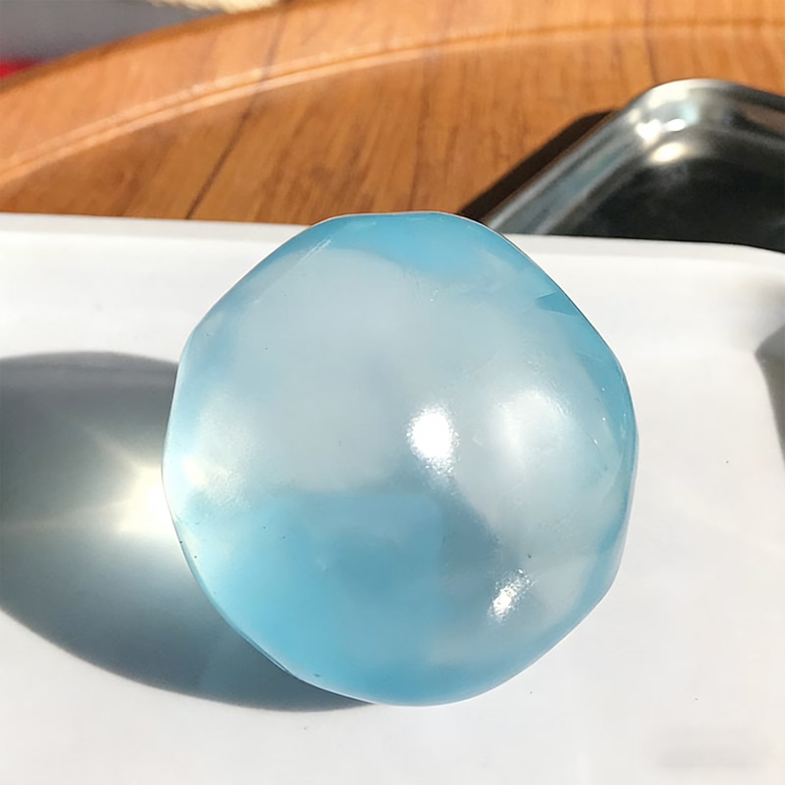 Coconut Oil Infused Stress Relief Ball - Classic Slow Rising Squishy Toy for Tension Relief at Work or Relaxation