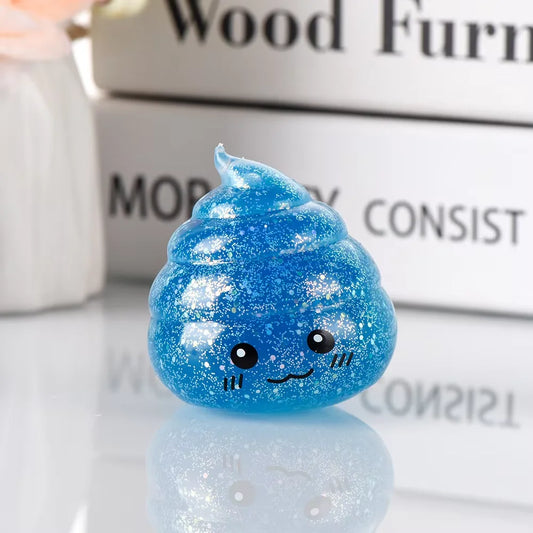 Glitter Squishy Stress Ball - Fidget Toy for Relaxation and Entertainment for All Ages