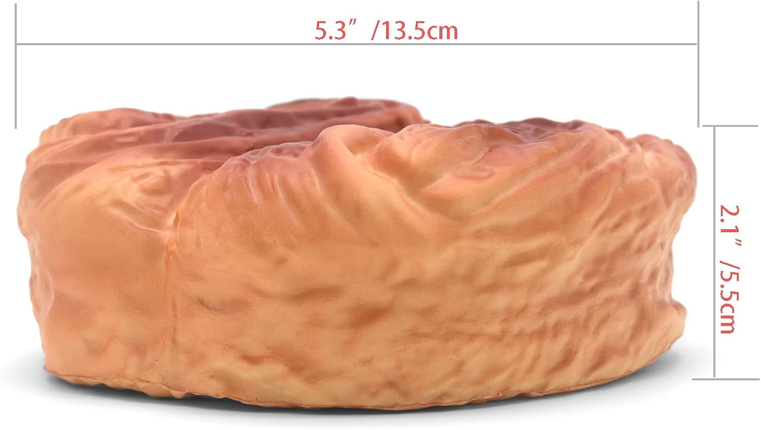 Jumbo 5.3" Slow Rising Scented Squishy Danish Shredded Bread Stress Relief Toy for Kids