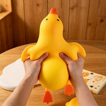 Giant 13-Inch Duck Squishy Stress Ball - Jumbo Soft Slow Rising Decompression Toy for Anxiety Relief and Party Favors
