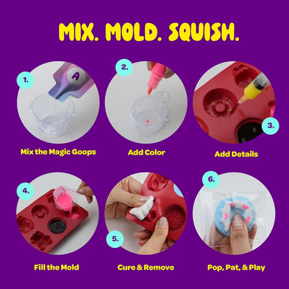 Taba Squishy Craft Kit for Children - Creative Squishies DIY Set - Ideal Gift for Girls Aged 6 to 12 - Engaging Arts and Crafts Activity