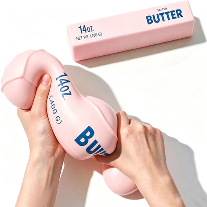 Giant Butter Squishies - Jumbo Slow Rising Stress Relief Balls and Party Favor Gift