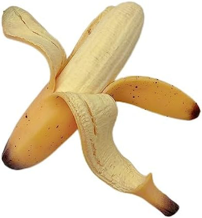 Scented Banana Squishies - Soft Stress Relief Squeeze Toys for Kids - Ideal Novelty Gift for Birthdays (Yellow)